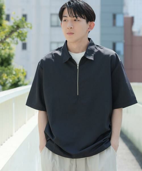 URBAN RESEARCH ITEMS / アーバンリサーチ アイテムズ シャツ・ブラウス | 『UVカット』クールタッチナイロン ハーフジップ プルオーバーシャツ | 詳細27