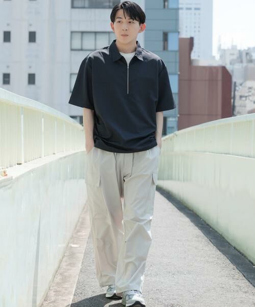 URBAN RESEARCH ITEMS / アーバンリサーチ アイテムズ シャツ・ブラウス | 『UVカット』クールタッチナイロン ハーフジップ プルオーバーシャツ | 詳細30