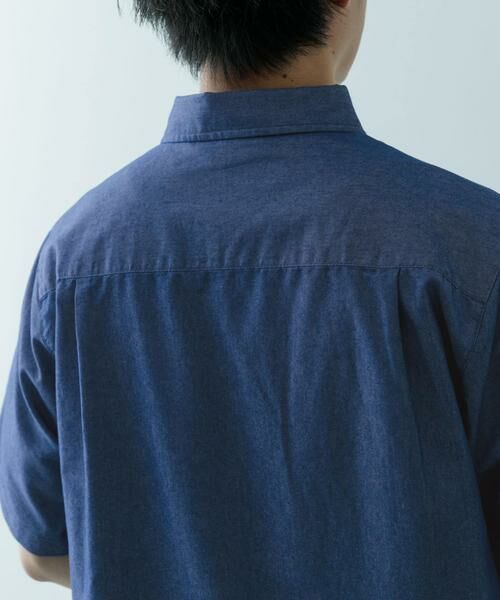 URBAN RESEARCH ITEMS / アーバンリサーチ アイテムズ シャツ・ブラウス | TCインディゴレギュラーカラー半袖シャツ | 詳細12