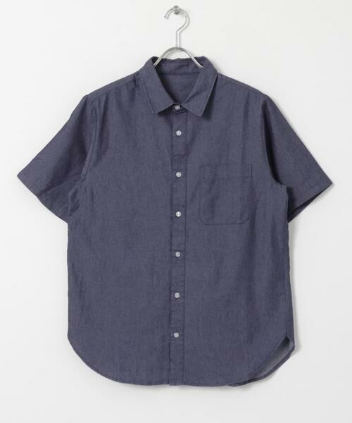 URBAN RESEARCH ITEMS / アーバンリサーチ アイテムズ シャツ・ブラウス | TCインディゴレギュラーカラー半袖シャツ | 詳細28