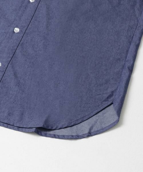 URBAN RESEARCH ITEMS / アーバンリサーチ アイテムズ シャツ・ブラウス | TCインディゴ バンドカラー半袖シャツ | 詳細7