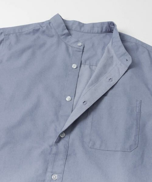 URBAN RESEARCH ITEMS / アーバンリサーチ アイテムズ シャツ・ブラウス | TCインディゴ バンドカラー半袖シャツ | 詳細13