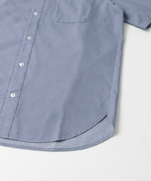 URBAN RESEARCH ITEMS / アーバンリサーチ アイテムズ シャツ・ブラウス | TCインディゴ バンドカラー半袖シャツ | 詳細14