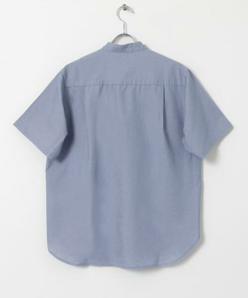 URBAN RESEARCH ITEMS / アーバンリサーチ アイテムズ シャツ・ブラウス | TCインディゴ バンドカラー半袖シャツ | 詳細15