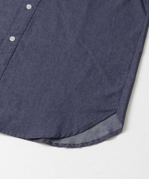 URBAN RESEARCH ITEMS / アーバンリサーチ アイテムズ シャツ・ブラウス | TCインディゴ バンドカラー半袖シャツ | 詳細26