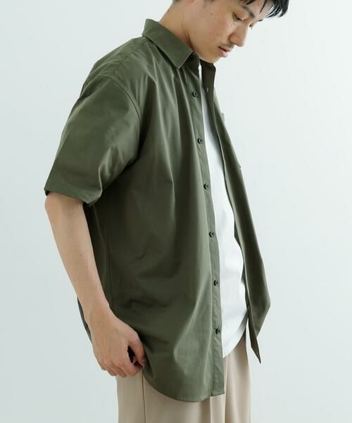 URBAN RESEARCH ITEMS / アーバンリサーチ アイテムズ シャツ・ブラウス | 『セットアップ対応』吸水速乾 ドットメッシュ 半袖シャツ | 詳細6