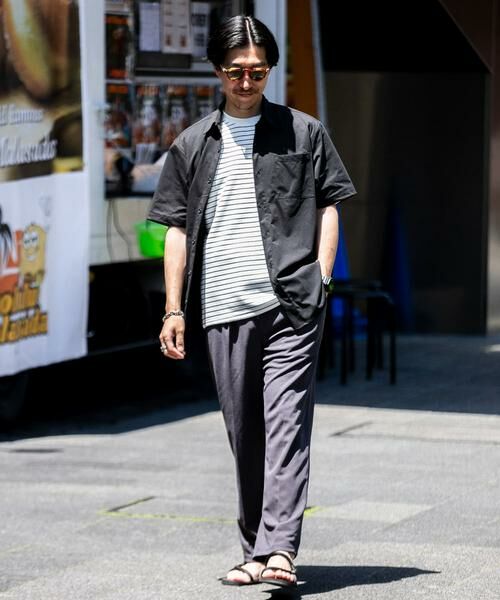 URBAN RESEARCH ITEMS / アーバンリサーチ アイテムズ シャツ・ブラウス | 『セットアップ対応』吸水速乾 ドットメッシュ 半袖シャツ | 詳細23