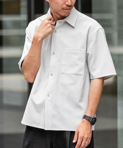 URBAN RESEARCH ITEMS / アーバンリサーチ アイテムズ シャツ・ブラウス | ドライタッチ レギュラーカラー 半袖シャツ | 詳細13