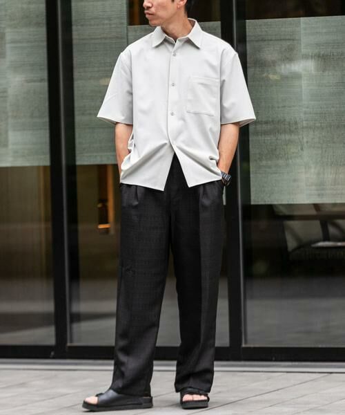 URBAN RESEARCH ITEMS / アーバンリサーチ アイテムズ シャツ・ブラウス | ドライタッチ レギュラーカラー 半袖シャツ | 詳細15