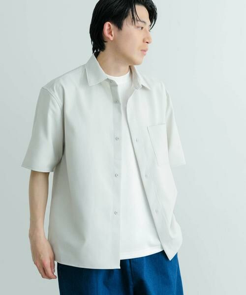 URBAN RESEARCH ITEMS / アーバンリサーチ アイテムズ シャツ・ブラウス | ドライタッチ レギュラーカラー 半袖シャツ | 詳細16