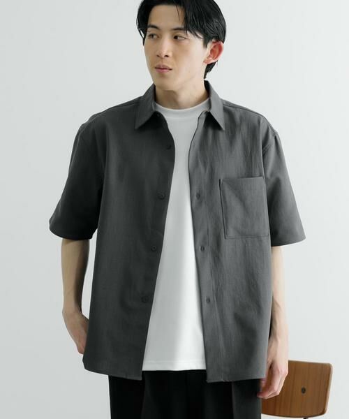 URBAN RESEARCH ITEMS / アーバンリサーチ アイテムズ シャツ・ブラウス | ドライタッチ レギュラーカラー 半袖シャツ | 詳細25