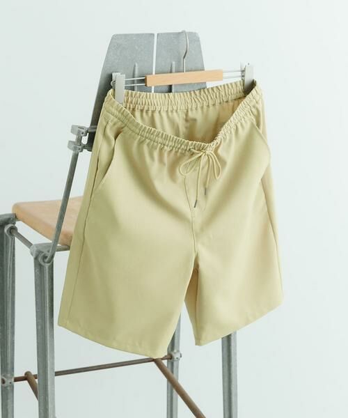 URBAN RESEARCH ITEMS/アーバンリサーチ アイテムズ 『セットアップ対応』吸水速乾ストレッチトロ イージーショーツ イエロー L URBAN RESEARCH ITEMS/アーバンリサーチ アイテムズ 『セットアップ対応』吸水速乾ストレッチトロ イージーショーツ イエロー L