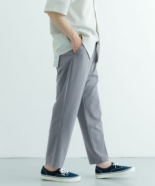 URBAN RESEARCH ITEMS / アーバンリサーチ アイテムズ その他パンツ | 『セットアップ対応』ウォッシャブル×クールタッチTRテーパードパンツ(グレー)
