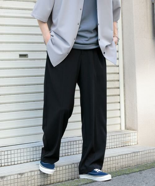 URBAN RESEARCH ITEMS / アーバンリサーチ アイテムズ その他パンツ | 『セットアップ対応』ウォッシャブル×クールタッチTRストレートパンツ | 詳細2