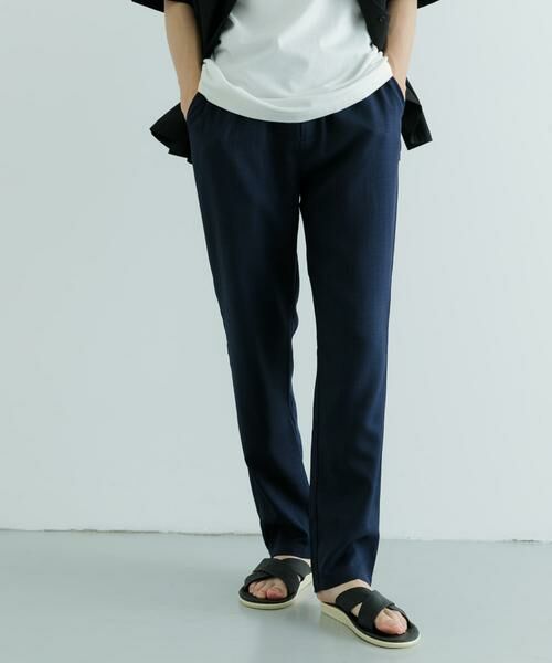 URBAN RESEARCH ITEMS / アーバンリサーチ アイテムズ その他パンツ | 『吸水速乾/イージーケア/UVカット』『セットアップ対応』高機能ツイル ウエストイージー スラックス | 詳細1