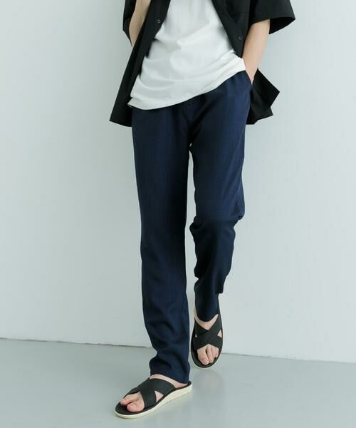URBAN RESEARCH ITEMS / アーバンリサーチ アイテムズ その他パンツ | 『吸水速乾/イージーケア/UVカット』『セットアップ対応』高機能ツイル ウエストイージー スラックス | 詳細2