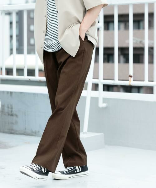 URBAN RESEARCH ITEMS / アーバンリサーチ アイテムズ その他パンツ | 『セットアップ対応』ヨウリュウ 1-tuck テーパード パンツ | 詳細6