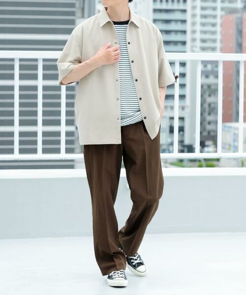 URBAN RESEARCH ITEMS / アーバンリサーチ アイテムズ その他パンツ | 『セットアップ対応』ヨウリュウ 1-tuck テーパード パンツ | 詳細7