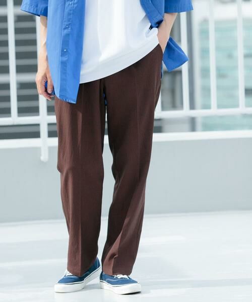 URBAN RESEARCH ITEMS / アーバンリサーチ アイテムズ その他パンツ | 『セットアップ対応』ヨウリュウ 1-tuck テーパード パンツ | 詳細8