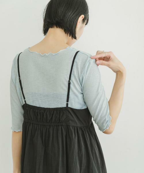 URBAN RESEARCH ITEMS / アーバンリサーチ アイテムズ Tシャツ | シアーメロウハンソデプルオーバー | 詳細4