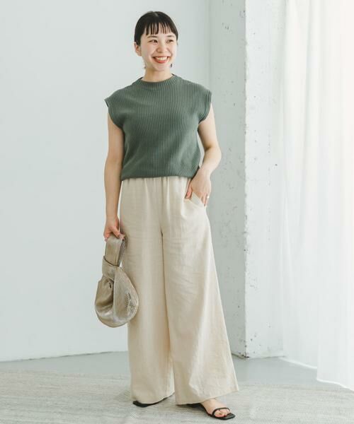 URBAN RESEARCH ITEMS / アーバンリサーチ アイテムズ ニット・セーター | リブハイネックノースリニット | 詳細4