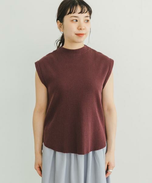 URBAN RESEARCH ITEMS / アーバンリサーチ アイテムズ ニット・セーター | リブハイネックノースリニット | 詳細22