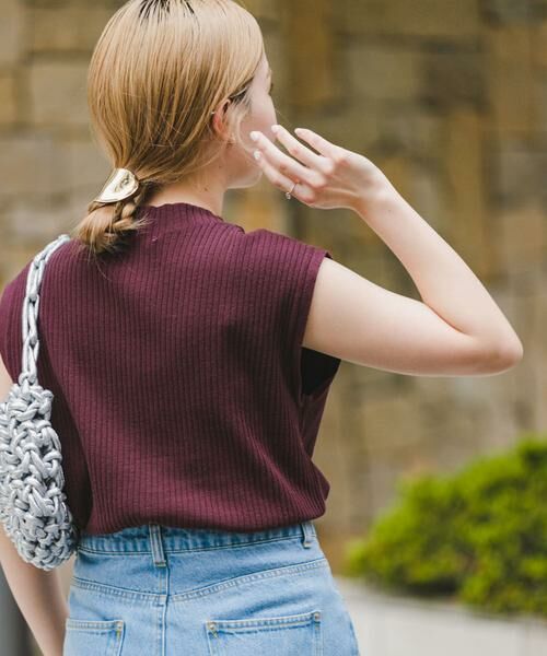 URBAN RESEARCH ITEMS / アーバンリサーチ アイテムズ ニット・セーター | リブハイネックノースリニット | 詳細11