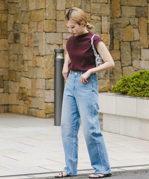 URBAN RESEARCH ITEMS / アーバンリサーチ アイテムズ ニット・セーター | リブハイネックノースリニット | 詳細13