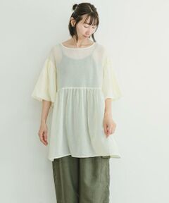 URBAN RESEARCH ITEMS / アーバンリサーチ アイテムズ シャツ・ブラウス | シアーティアードブラウス