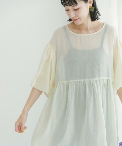 URBAN RESEARCH ITEMS / アーバンリサーチ アイテムズ シャツ・ブラウス | シアーティアードブラウス | 詳細11