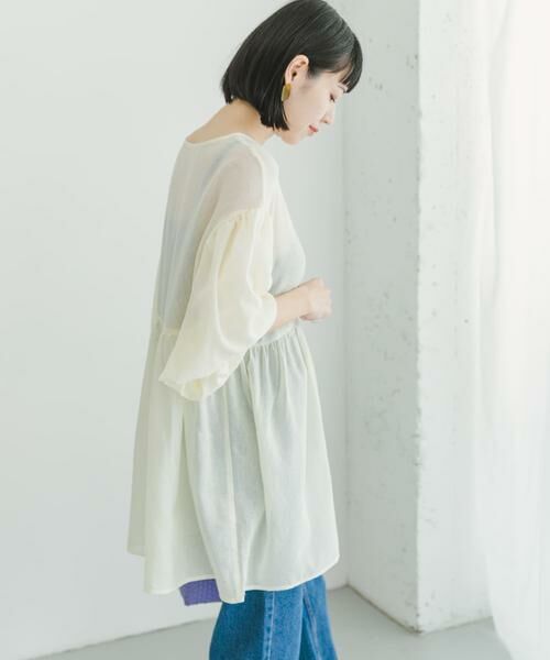 URBAN RESEARCH ITEMS / アーバンリサーチ アイテムズ シャツ・ブラウス | シアーティアードブラウス | 詳細13