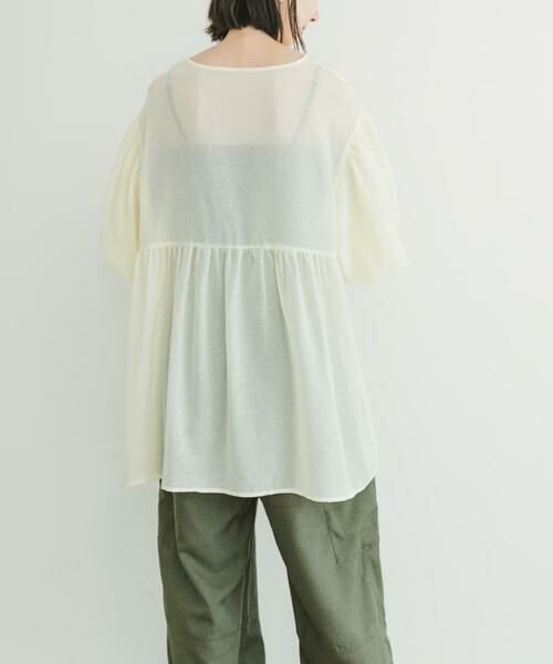 URBAN RESEARCH ITEMS / アーバンリサーチ アイテムズ シャツ・ブラウス | シアーティアードブラウス | 詳細3