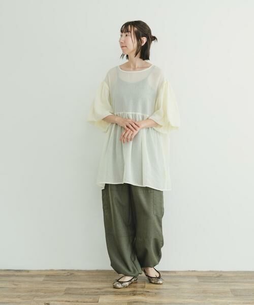 URBAN RESEARCH ITEMS / アーバンリサーチ アイテムズ シャツ・ブラウス | シアーティアードブラウス | 詳細5