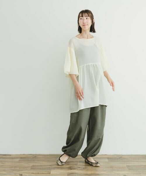 URBAN RESEARCH ITEMS / アーバンリサーチ アイテムズ シャツ・ブラウス | シアーティアードブラウス | 詳細6