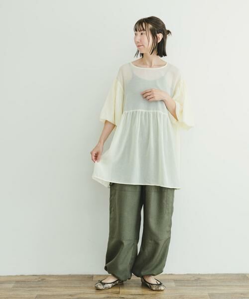 URBAN RESEARCH ITEMS / アーバンリサーチ アイテムズ シャツ・ブラウス | シアーティアードブラウス | 詳細9