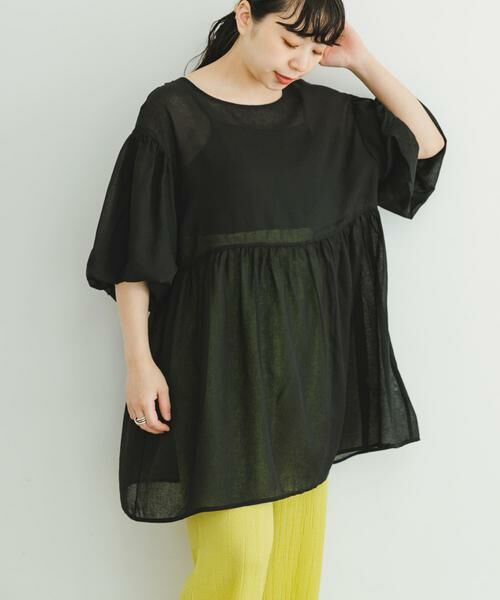 URBAN RESEARCH ITEMS / アーバンリサーチ アイテムズ シャツ・ブラウス | シアーティアードブラウス | 詳細18