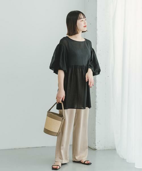 URBAN RESEARCH ITEMS / アーバンリサーチ アイテムズ シャツ・ブラウス | シアーティアードブラウス | 詳細27