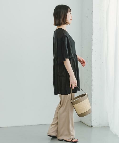 URBAN RESEARCH ITEMS / アーバンリサーチ アイテムズ シャツ・ブラウス | シアーティアードブラウス | 詳細28