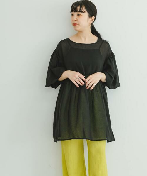 URBAN RESEARCH ITEMS / アーバンリサーチ アイテムズ シャツ・ブラウス | シアーティアードブラウス | 詳細19