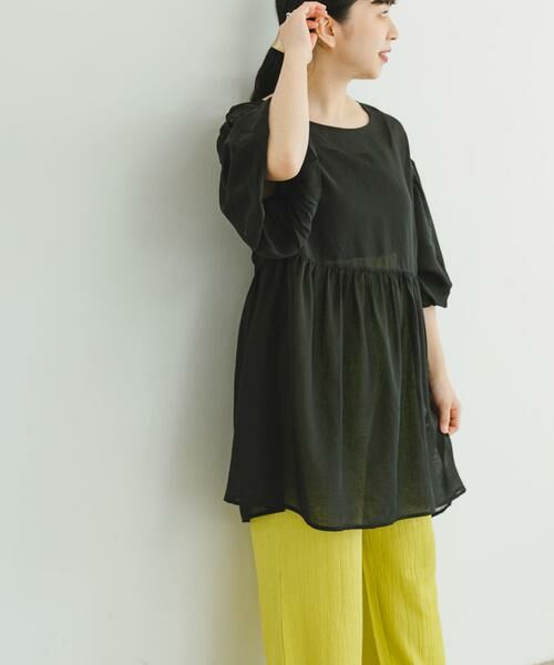 URBAN RESEARCH ITEMS / アーバンリサーチ アイテムズ シャツ・ブラウス | シアーティアードブラウス | 詳細20