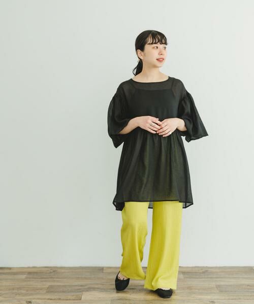 URBAN RESEARCH ITEMS / アーバンリサーチ アイテムズ シャツ・ブラウス | シアーティアードブラウス | 詳細21