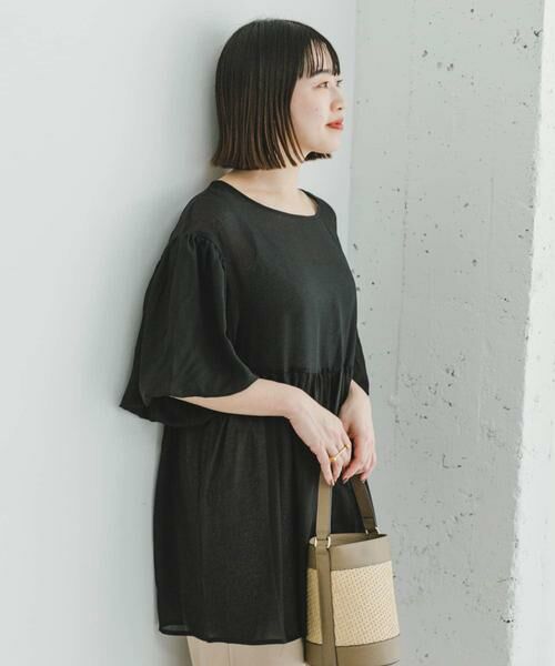 URBAN RESEARCH ITEMS / アーバンリサーチ アイテムズ シャツ・ブラウス | シアーティアードブラウス | 詳細23