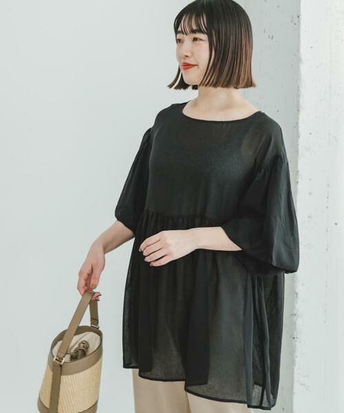 URBAN RESEARCH ITEMS / アーバンリサーチ アイテムズ シャツ・ブラウス | シアーティアードブラウス | 詳細24