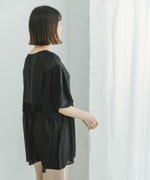 URBAN RESEARCH ITEMS / アーバンリサーチ アイテムズ シャツ・ブラウス | シアーティアードブラウス | 詳細26