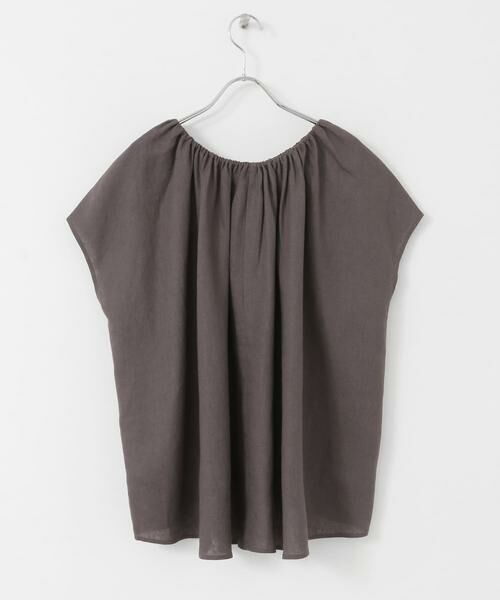 URBAN RESEARCH ITEMS / アーバンリサーチ アイテムズ シャツ・ブラウス | 『セットアップ対応』『洗濯可』リネンレーヨンギャザーブラウス | 詳細8