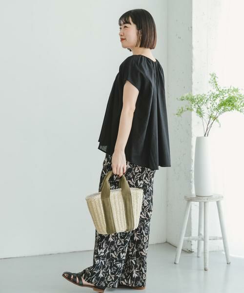 URBAN RESEARCH ITEMS / アーバンリサーチ アイテムズ シャツ・ブラウス | 『セットアップ対応』『洗濯可』リネンレーヨンギャザーブラウス | 詳細14