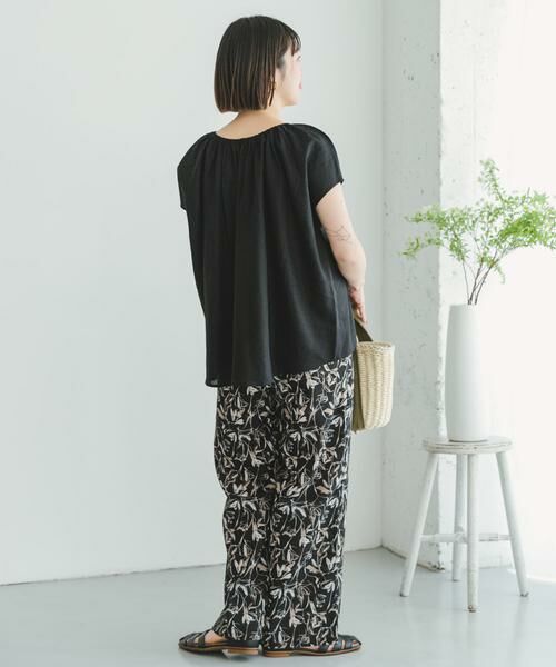 URBAN RESEARCH ITEMS / アーバンリサーチ アイテムズ シャツ・ブラウス | 『セットアップ対応』『洗濯可』リネンレーヨンギャザーブラウス | 詳細15