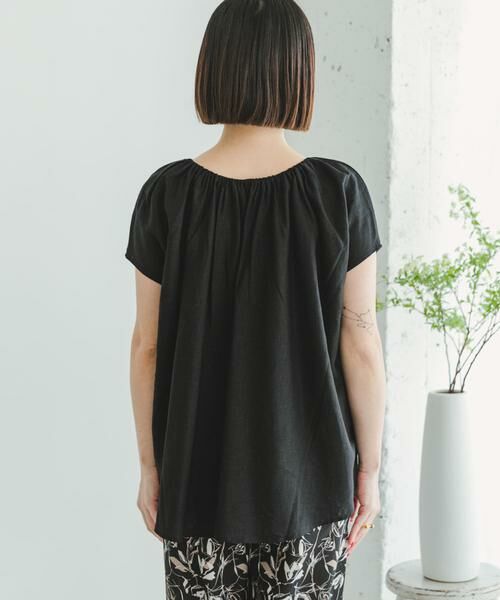 URBAN RESEARCH ITEMS / アーバンリサーチ アイテムズ シャツ・ブラウス | 『セットアップ対応』『洗濯可』リネンレーヨンギャザーブラウス | 詳細18