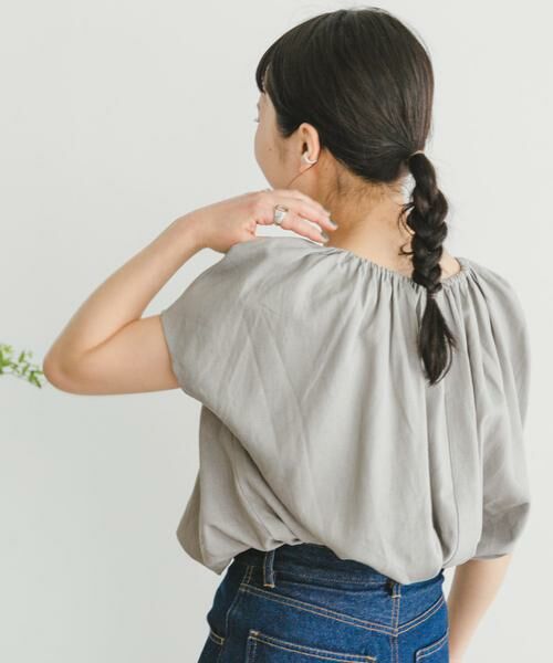 URBAN RESEARCH ITEMS / アーバンリサーチ アイテムズ シャツ・ブラウス | 『セットアップ対応』『洗濯可』リネンレーヨンギャザーブラウス | 詳細23