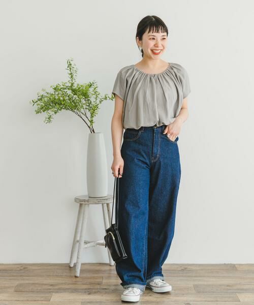 URBAN RESEARCH ITEMS / アーバンリサーチ アイテムズ シャツ・ブラウス | 『セットアップ対応』『洗濯可』リネンレーヨンギャザーブラウス | 詳細24